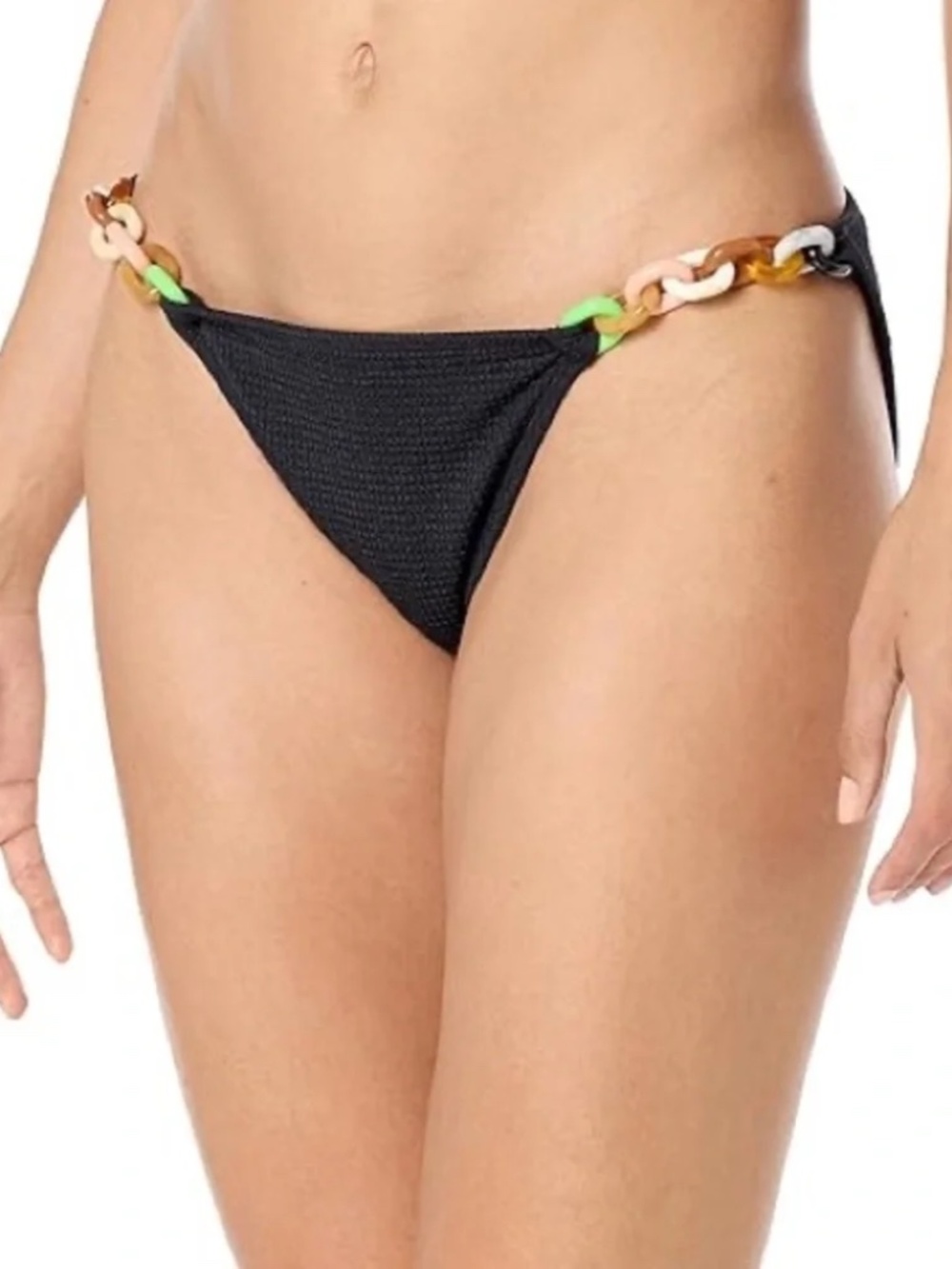 Shoshanna Women's Chain Classic Bikini Bottom M NWT